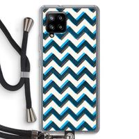 Onderbroken lijn: Samsung Galaxy A42 5G Transparant Hoesje met koord