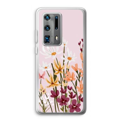 Painted wildflowers: Huawei P40 Pro Plus Transparant Hoesje