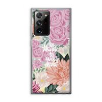 Kindness matters: Samsung Galaxy Note 20 Ultra / Note 20 Ultra 5G Transparant Hoesje