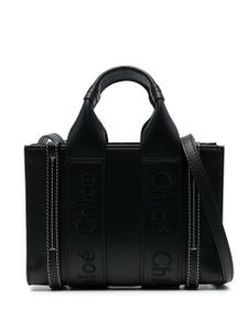 Chloé sac cabas Mini Woody - Noir