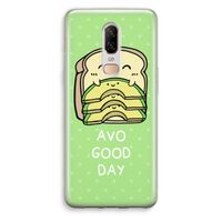 Avo Good Day: OnePlus 6 Transparant Hoesje