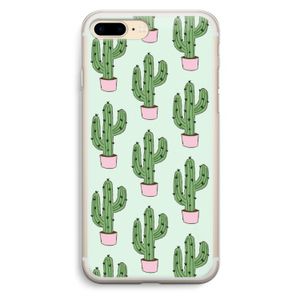 Cactus Lover: iPhone 7 Plus Transparant Hoesje