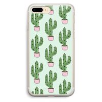 Cactus Lover: iPhone 7 Plus Transparant Hoesje