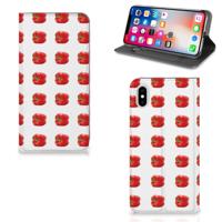 Apple iPhone Xs Max | Flip Style Cover | Paprika Red