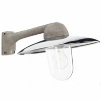 KS Verlichting Industrie stallampFabrique metaalgrijs met chroom - 1196CD