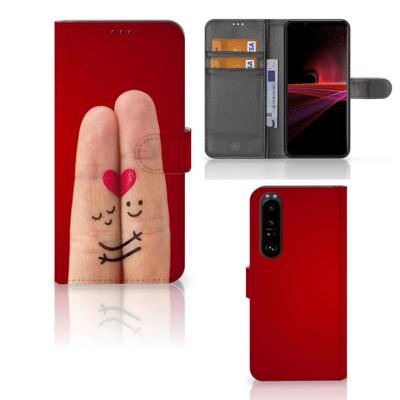 Sony Xperia 1 III | Wallet Case | met Pasjes | Liefde - Origineel Romantisch Cadeau