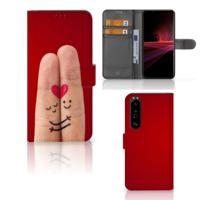Sony Xperia 1 III | Wallet Case | met Pasjes | Liefde - Origineel Romantisch Cadeau