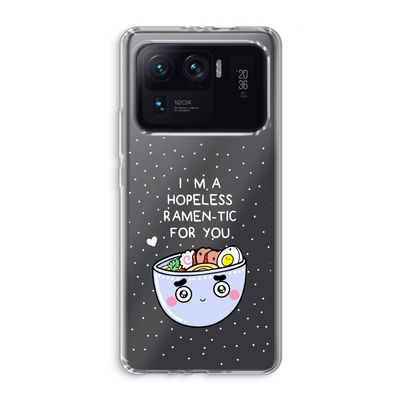 I'm A Hopeless Ramen-Tic For You: Xiaomi Mi 11 Ultra Transparant Hoesje