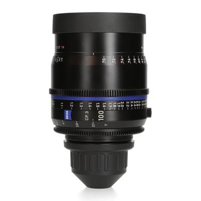 Zeiss Zeiss Compact Prime CP.3 100mm T2.1 PL-vatting