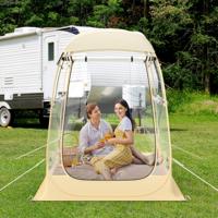 Transparante Tent Pop-up Tent met Weerbestendig Dak PVC-Tent Bubbeltent met Draagtas en Vloermat voor Sportevenementen Kamperen