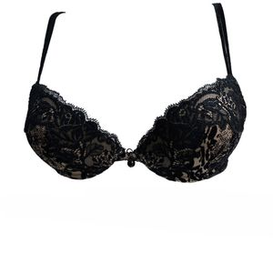 AMBRA Lingerie BH's DARK/DEEP NUDE Oil-push BH zwart/bruin 0956