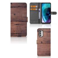 Motorola Moto G51 5G | Book Style Case | Old Wood