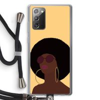 Golden hour: Samsung Galaxy Note 20 / Note 20 5G Transparant Hoesje met koord