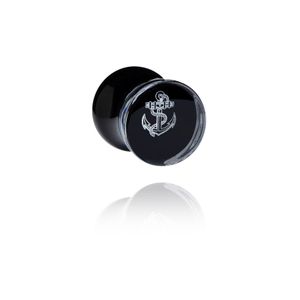 Double Flared Plug met Anchor Design Acryl Tunnels & Plugs