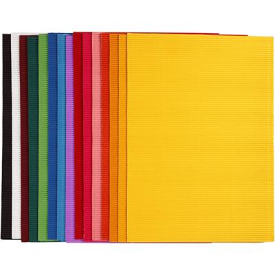 Creativ Company Ribbelkarton kleur 80gr, 10 vellen