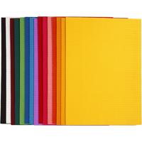 Creativ Company Ribbelkarton kleur 80gr, 10 vellen