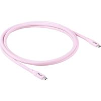 club3D USB-C-kabel USB-C stekker 2 m Pink CAC-3002