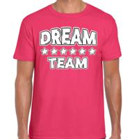 Cadeau Sport T-shirt heren - Dream Team - roze - Team Building - sportkleding voor heren