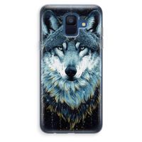 Darkness Wolf: Samsung Galaxy A6 (2018) Transparant Hoesje Darkness Wolf: Samsung Galaxy A6 (2018) Transparant Hoesje