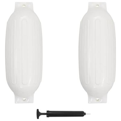 VidaXL Bootstootkussens 2 st 69x21,5 cm pvc wit