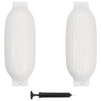 VidaXL Bootstootkussens 2 st 69x21,5 cm pvc wit