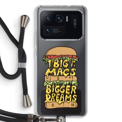 Big Macs Bigger Dreams: Xiaomi Mi 11 Ultra Transparant Hoesje met koord