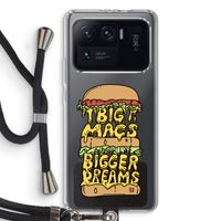 Big Macs Bigger Dreams: Xiaomi Mi 11 Ultra Transparant Hoesje met koord