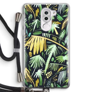 Tropical Palms Dark: Honor 6X Transparant Hoesje met koord