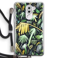 Tropical Palms Dark: Honor 6X Transparant Hoesje met koord