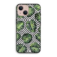 Geometrische jungle: iPhone 13 Biologisch afbreekbaar hoesje