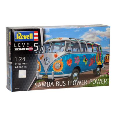 Revell volkswagen t1 samba bus flower power