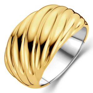 TI SENTO-Milano 12238SY Ring zilver goudkleurig Maat 58