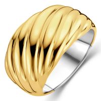 TI SENTO-Milano 12238SY Ring zilver goudkleurig Maat 58 - thumbnail