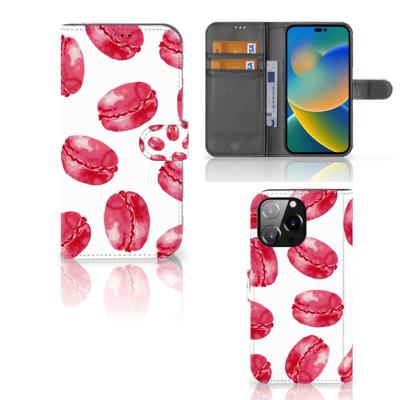 iPhone 14 Pro Max | Book Cover | Pink Macarons
