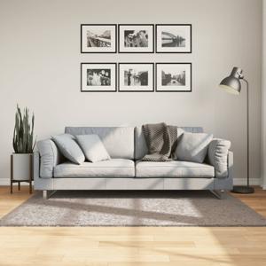 VidaXL Vloerkleed pamplona shaggy hoogpolig modern 120x170 cm beige