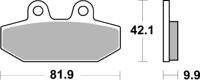 BREMBO Remblokken, voor de moto, Road Gesinterd Metaal 07HD23SP