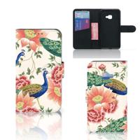 Telefoonhoesje | Met pasjeshouder | voor Samsung Galaxy Xcover 4 | Xcover 4s Pink Peacock Telefoonhoesje | Met pasjeshouder | voor Samsung Galaxy Xcover 4 | Xcover 4s Pink Peacock
