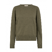 FreeQuent - Groen | Dames | Trui | Groen | S | regular | Kamst mode
