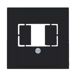 Eslohe inzetplaat zwart soft touch 8048TAESTSW TAE