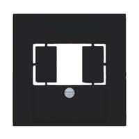 Eslohe inzetplaat zwart soft touch 8048TAESTSW TAE