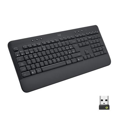 Draadloos toetsenbord Logitech Signature K650 Qwerty Spaans Zwart Staal