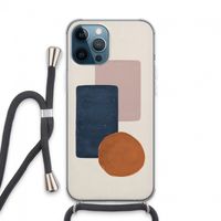 Geo #3: iPhone 13 Pro Max Transparant Hoesje met koord