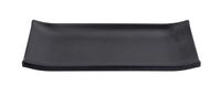 Zwart Rechthoekig Bord - Melamine - 22.5 x 9.5 x 3cm - thumbnail