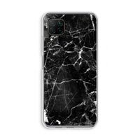 Zwart Marmer 2: Huawei P40 Lite Transparant Hoesje