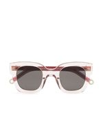 Kaleos lunettes de soleil Von Trapp 001 à monture carrée - Rose