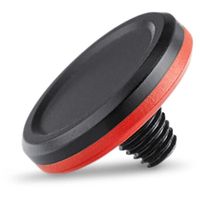 Leica 19671 Soft release button, aluminium, zwart geanodiseerde afwerking