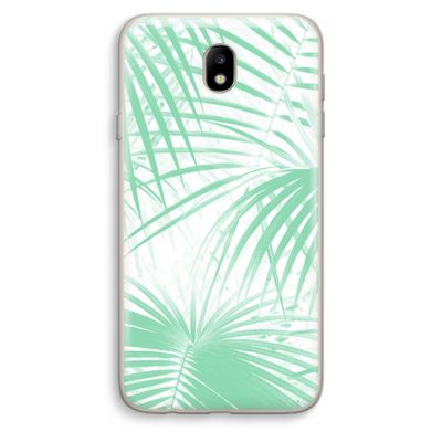 Palmbladeren: Samsung Galaxy J7 (2017) Transparant Hoesje