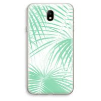 Palmbladeren: Samsung Galaxy J7 (2017) Transparant Hoesje Palmbladeren: Samsung Galaxy J7 (2017) Transparant Hoesje