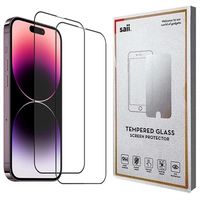 iPhone 15 Plus Saii 3D Premium Glazen Screenprotector - 2 St. - thumbnail