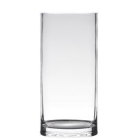 Vaas - cylinder vorm - transparant 35 x 12 cm - glas - bloemenvaas Vaas - cylinder vorm - transparant 35 x 12 cm - glas - bloemenvaas